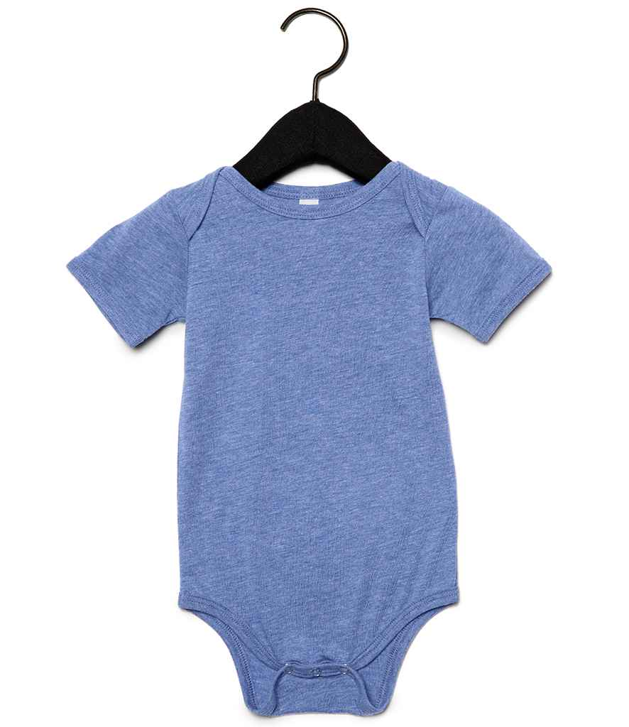 BL134B Bella Baby Tri-Blend Short Sleeve Bodysuit