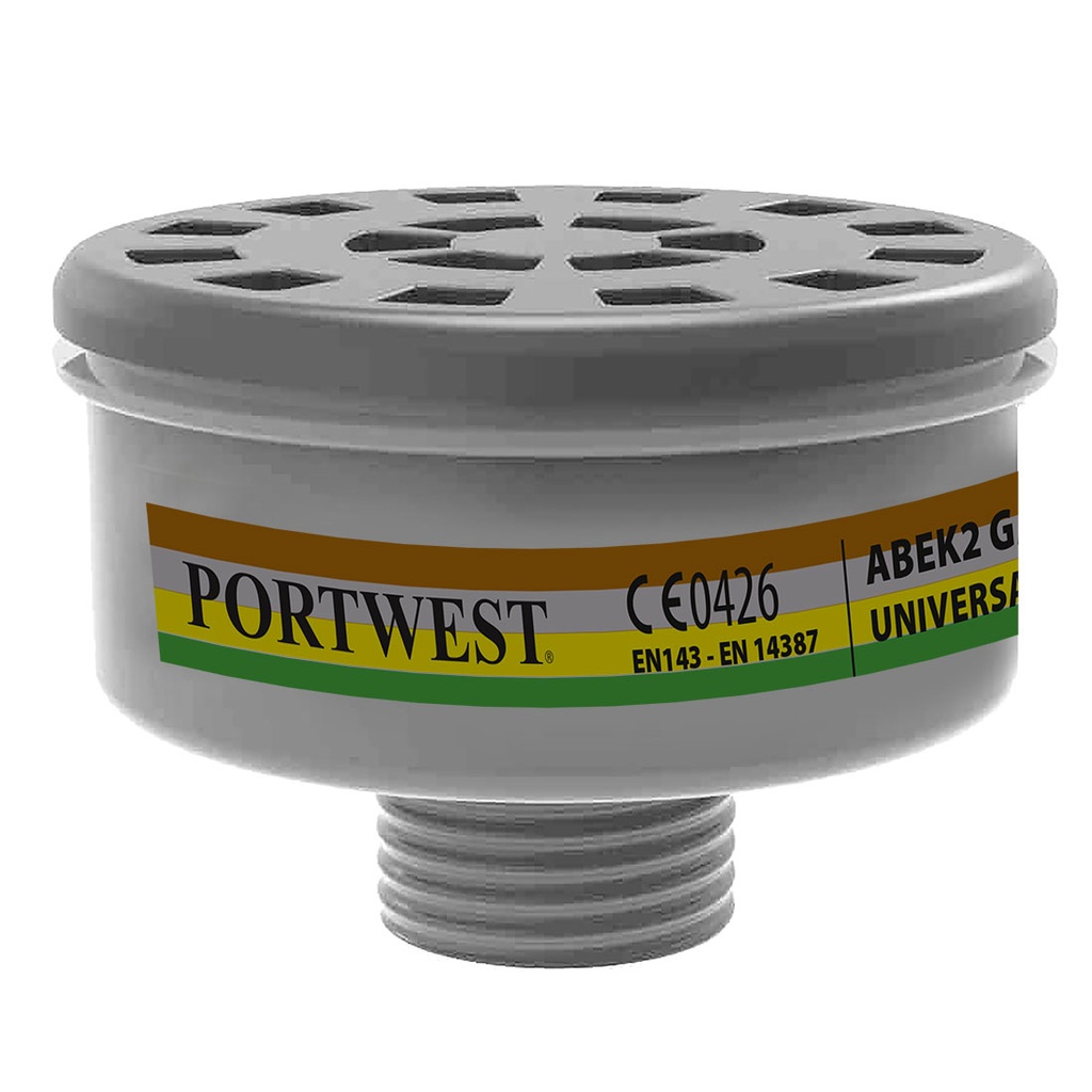 P926 ABEK2 Gas Filter Universal Thread (Pk 4)