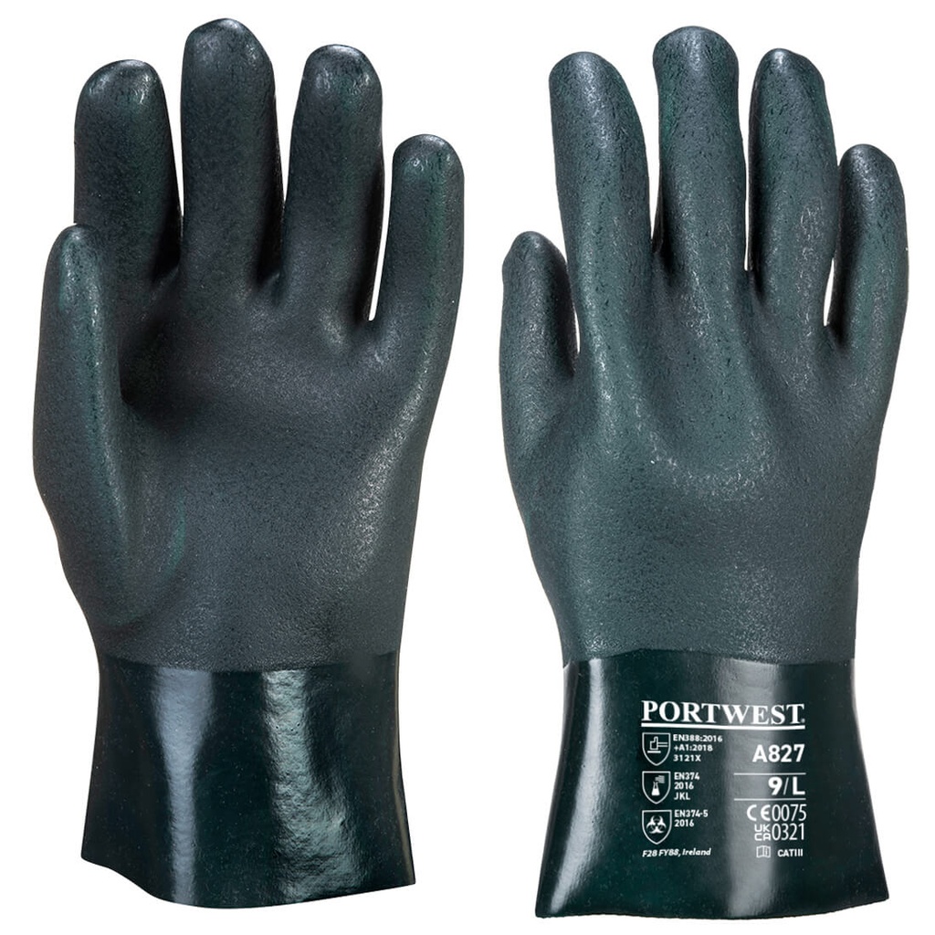 A827 Double Dipped PVC Gauntlet 27cm