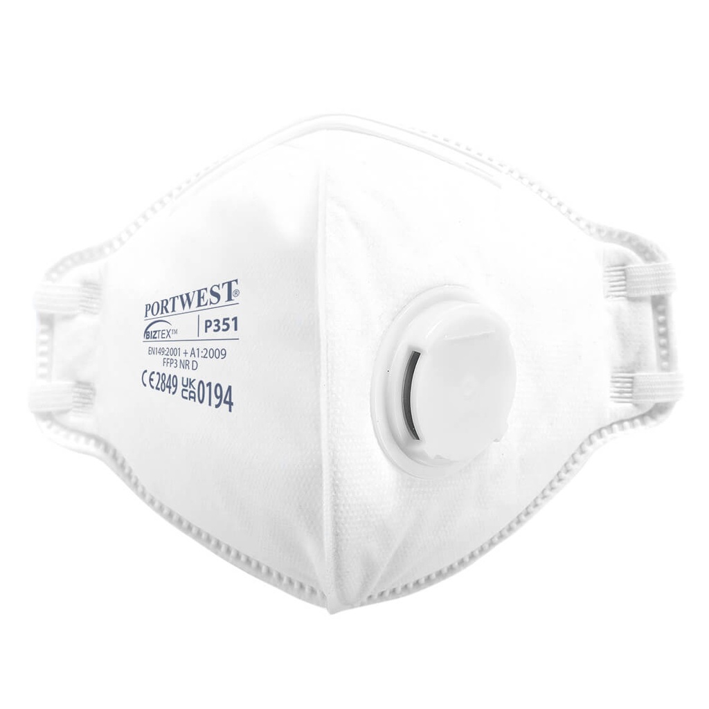 P351 FFP3 Valved Dolomite Fold Flat Respirator