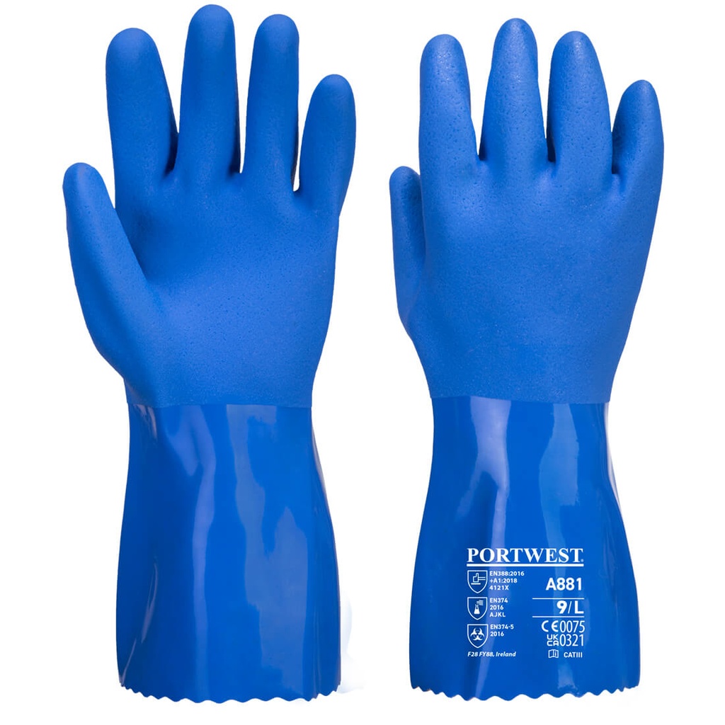 A881 Marine Ultra PVC Chem Gauntlet