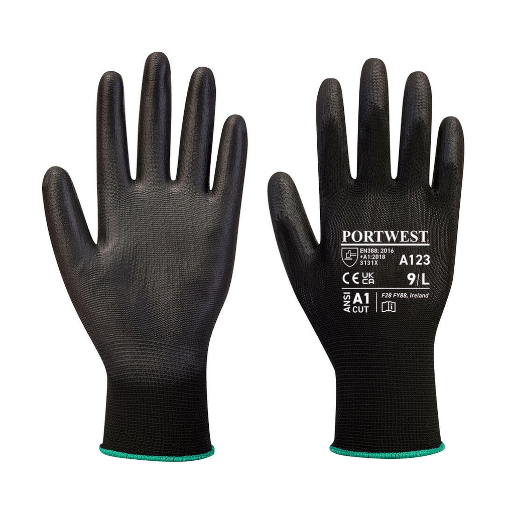 A123 PU Palm Glove Latex Free - Full Carton (144)
