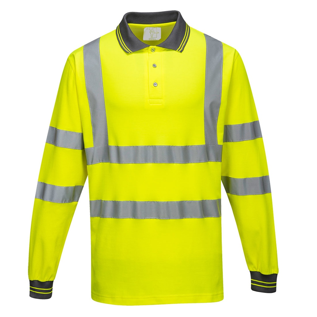 S271 Long Sleeved Cotton Comfort Polo
