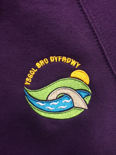 Ysgol Bro-Dyfrdwy Book Bag QD51 (Purple) Inc Embroidery