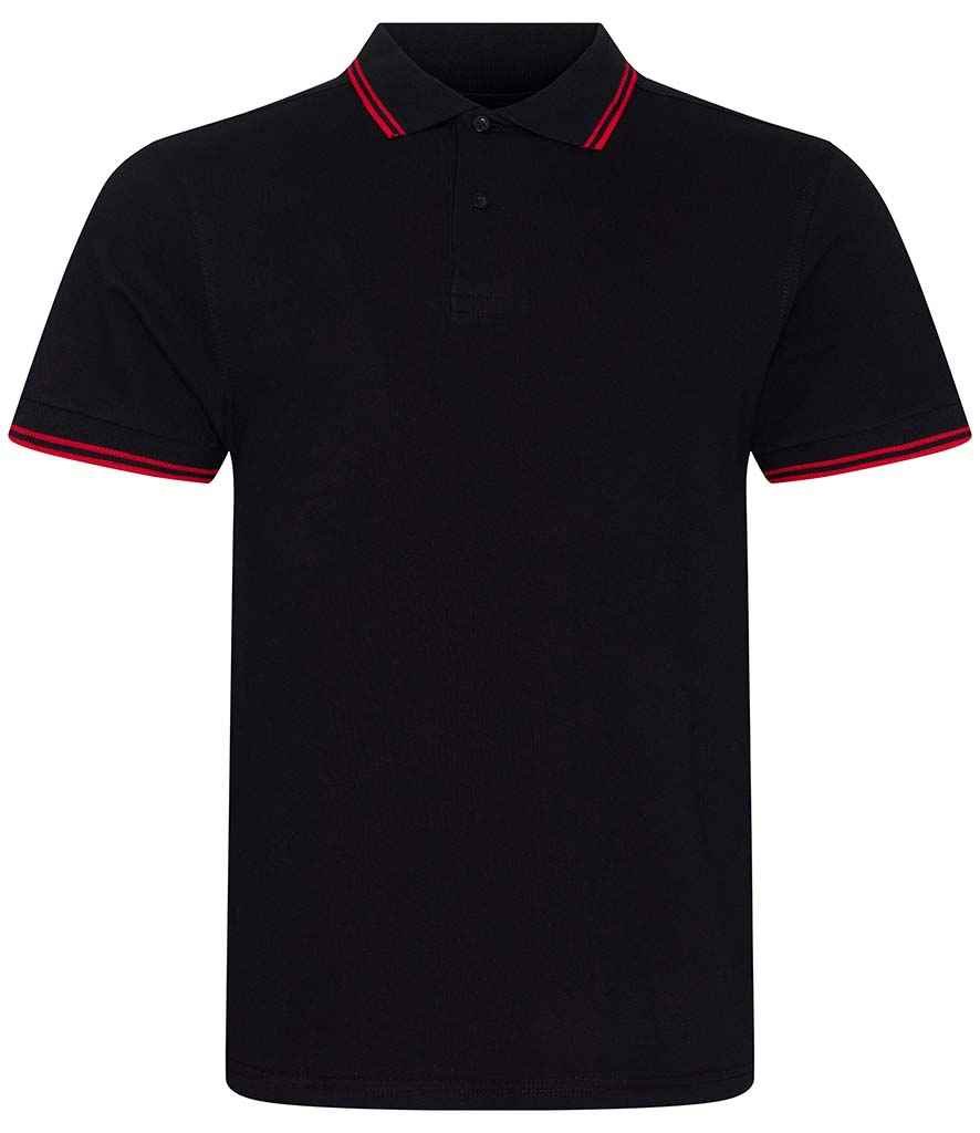 JP003 AWDis Stretch Tipped Piqué Polo Shirt