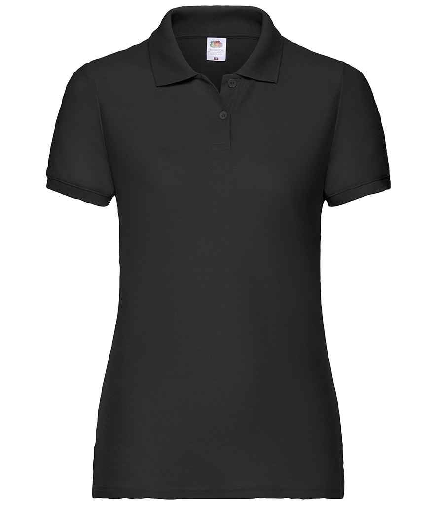 SS86 Fruit of the Loom Lady Fit Piqué Polo Shirt