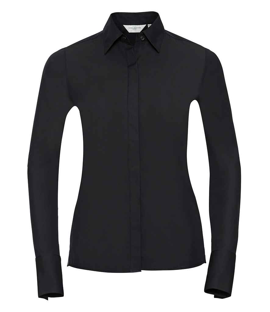 960F Russell Collection Ladies Ultimate Stretch Shirt