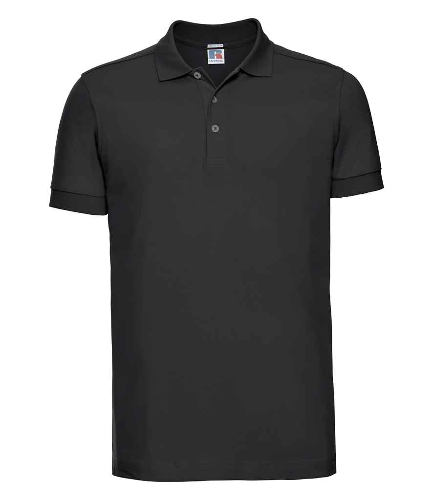 566M Russell Stretch Piqué Polo Shirt
