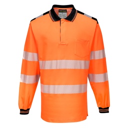 T184 PW3 Hi-Vis Polo Shirt L/S