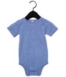 BL134B Bella Baby Tri-Blend Short Sleeve Bodysuit
