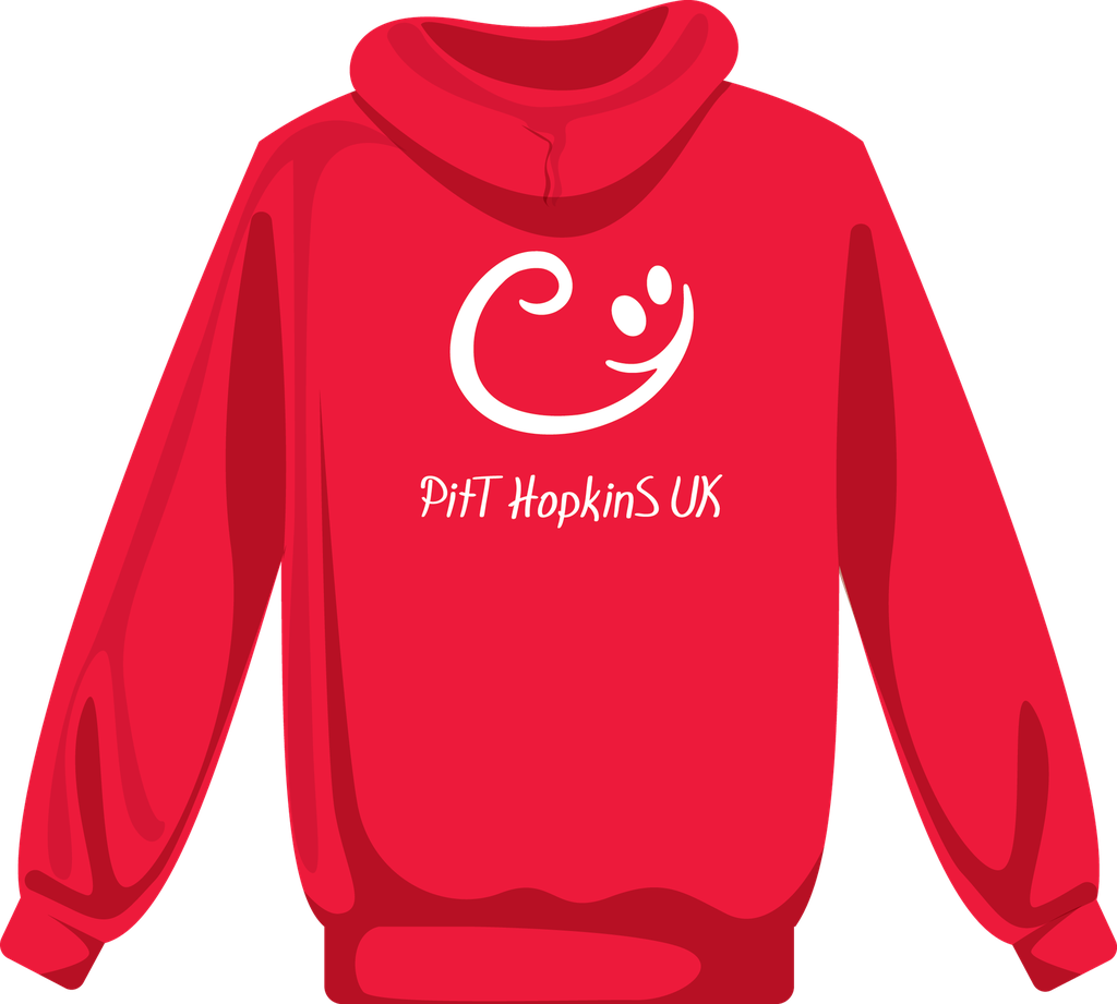PitT Hopkins Adults GD57 Hoodie with Printed Chest & Back Logo (£17.66 Inc VAT)