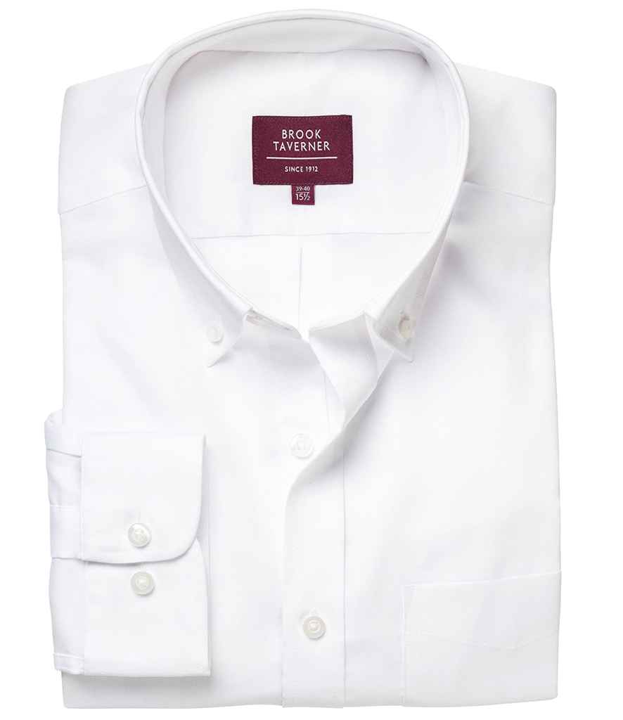 BK588 Brook Taverner Whistler Long Sleeve Oxford Shirt