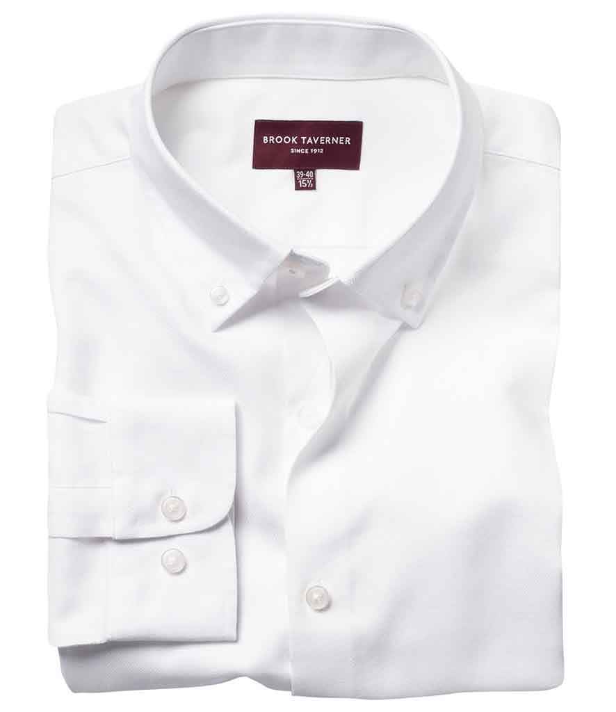 BK582 Brook Taverner Toronto Long Sleeve Oxford Shirt