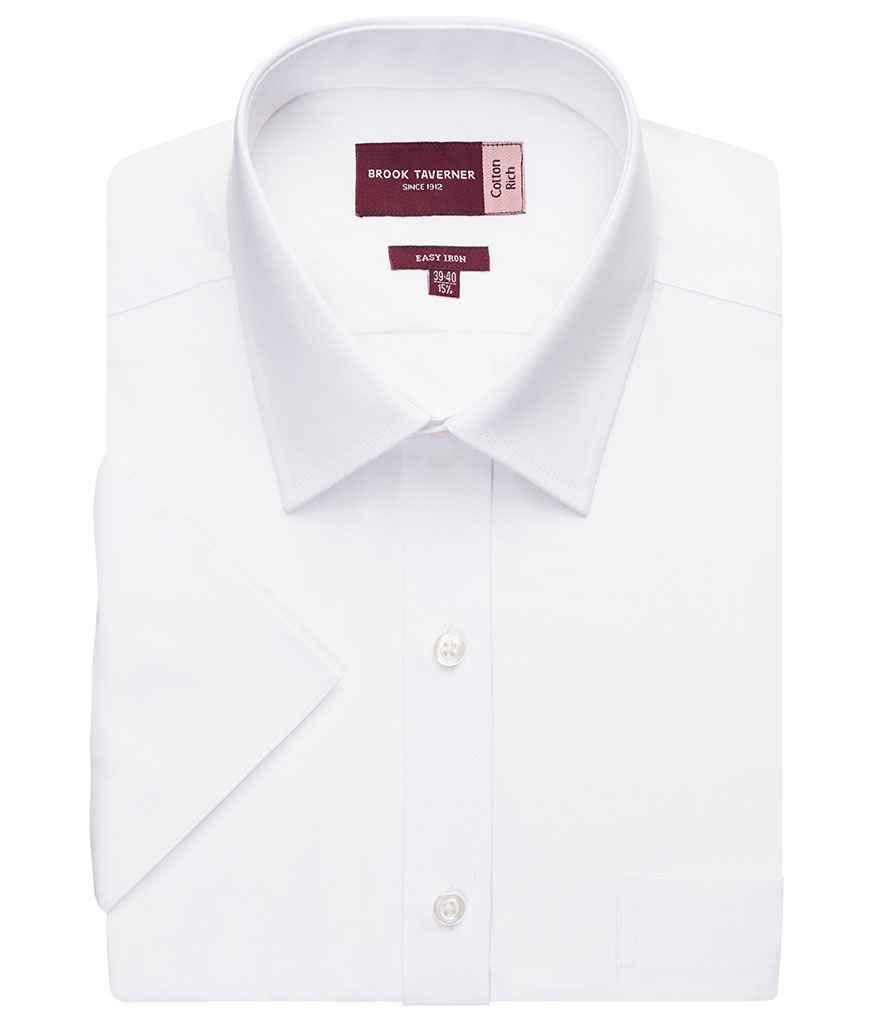 BK152 Brook Taverner Rosello Short Sleeve Poplin Shirt