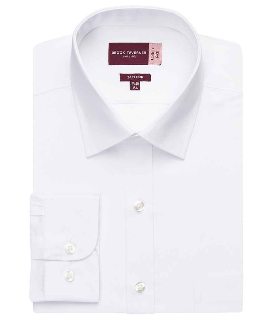 BK150 Brook Taverner Rapino Long Sleeve Poplin Shirt