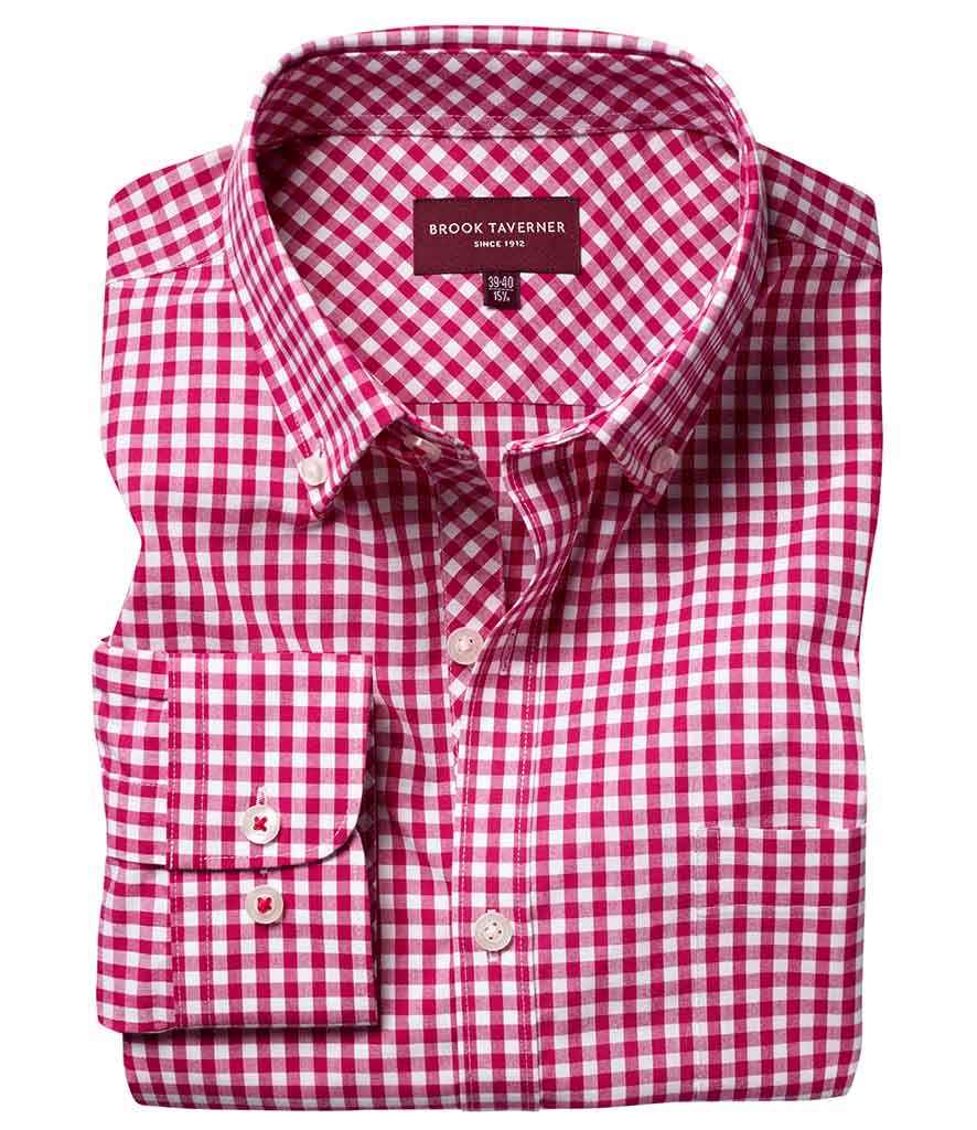 BK580 Brook Taverner Montana Gingham Long Sleeve Shirt