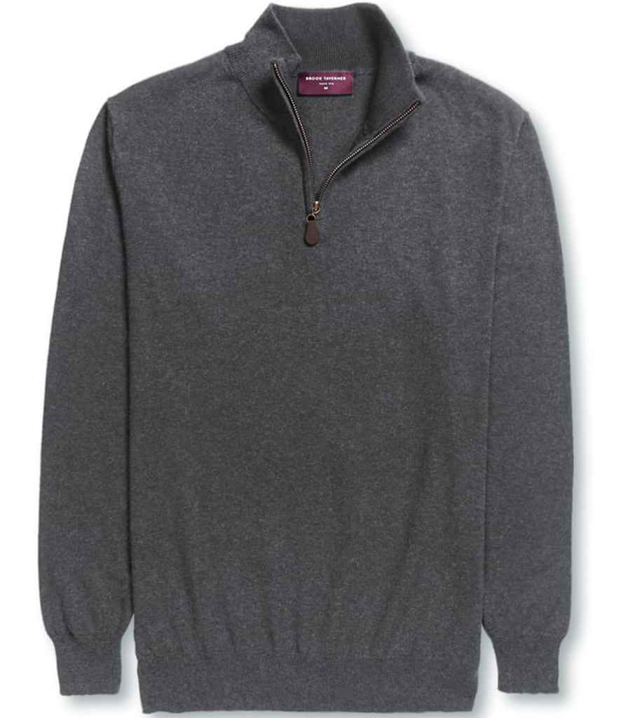 BK555 Brook Taverner Dallas Zip Neck Sweater