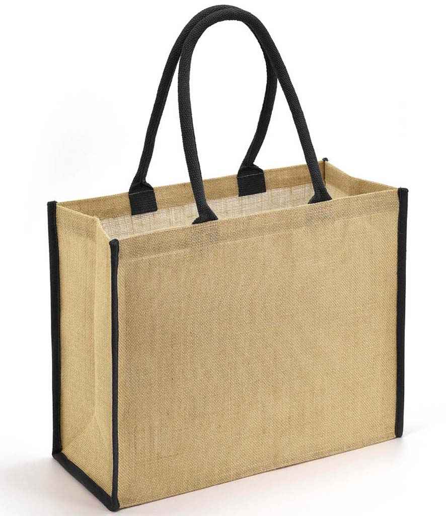 BR103 Brand Lab Jute Tipped Shopper