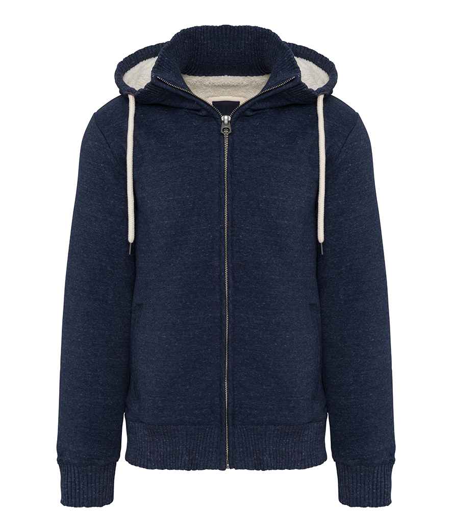 KV2312 Kariban Vintage Sherpa Lined Hooded Sweatshirt