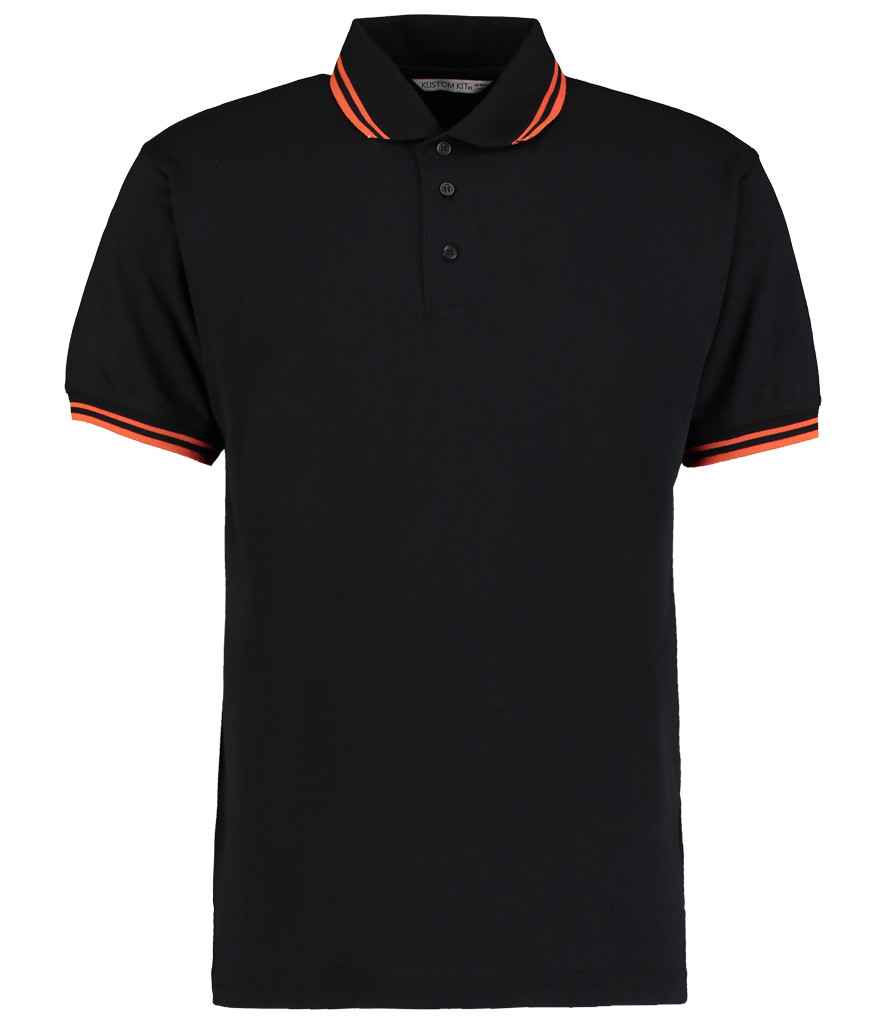 K409 Kustom Kit Contrast Tipped Poly/Cotton Piqué Polo Shirt