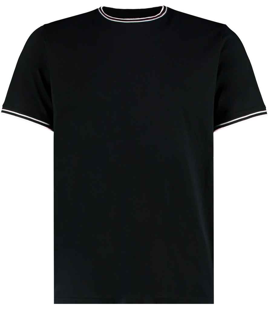 K519 Kustom Kit Fashion Fit Tipped T-Shirt
