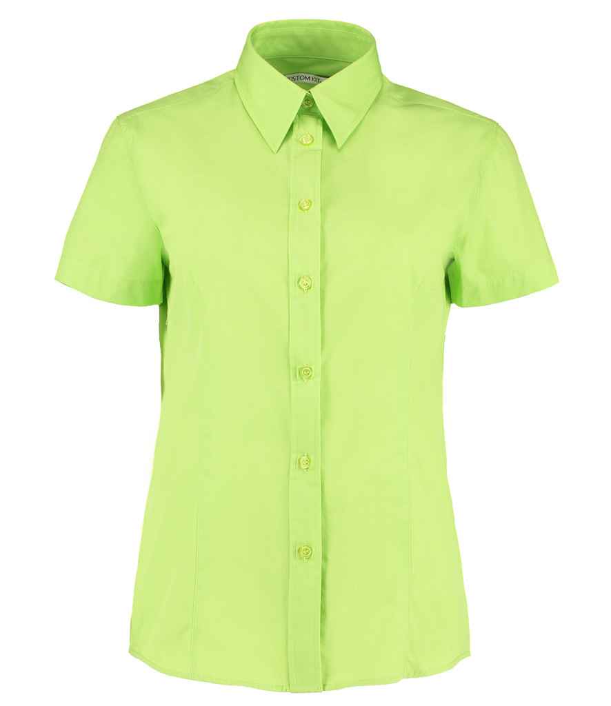 K728 Kustom Kit Ladies Short Sleeve Classic Fit Workforce Shirt