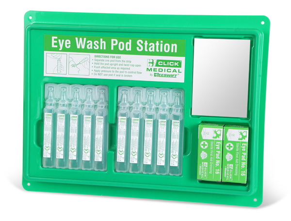 CM0715 - CLICK MEDICAL EYEWASH POD STATION (10X20ml)