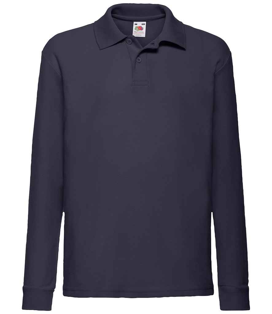 Plas Brondyffryn Long Sleeve Polo Shirt Kids SS45B