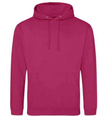 Colwyn Jetski Club - JH001 AWDis College Hoodie Hot Pink (£18.14 inc VAT)