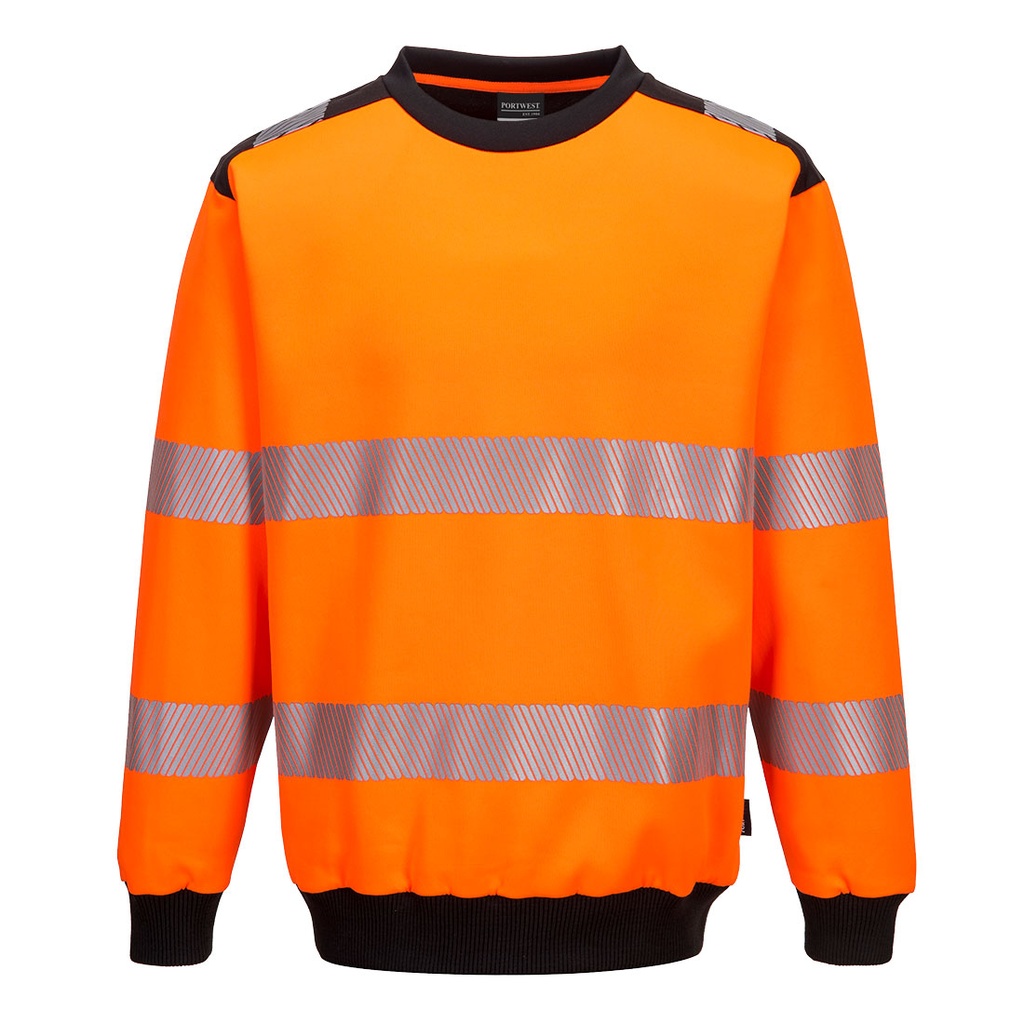 PW379 PW3 Hi-Vis Crew Neck Sweatshirt
