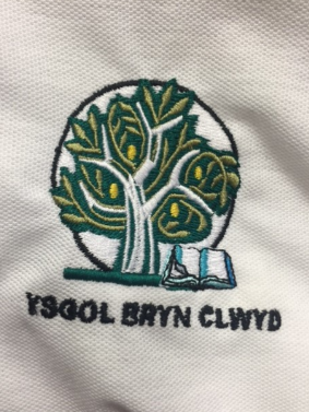 Ysgol Bryn Clwyd Polo Shirt Small/Medium (White)