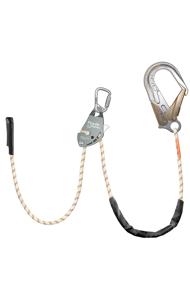 PIRANHA adjustable l'yrd 2m, ANSI steel tri-act