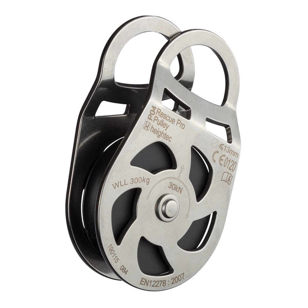 Pulley, rescue Pro, 5cm, stainless