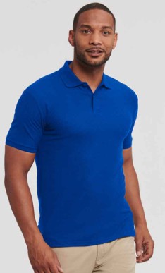 570M Russell Authentic Eco Pique Polo