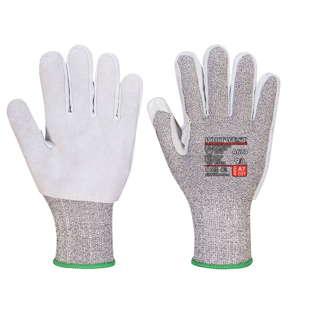 A674 CS AHR13 Leather Cut Glove
