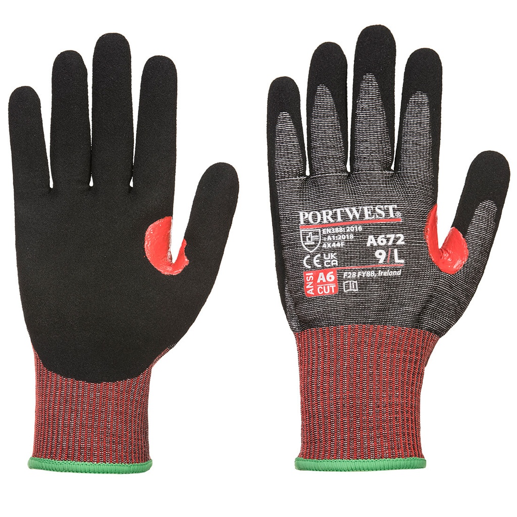 A672 CS AHR13 Nitrile Cut Glove