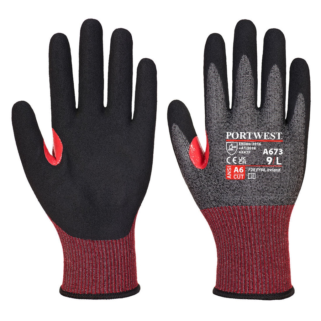 CS AHR18 Nitrile Foam Cut Glove