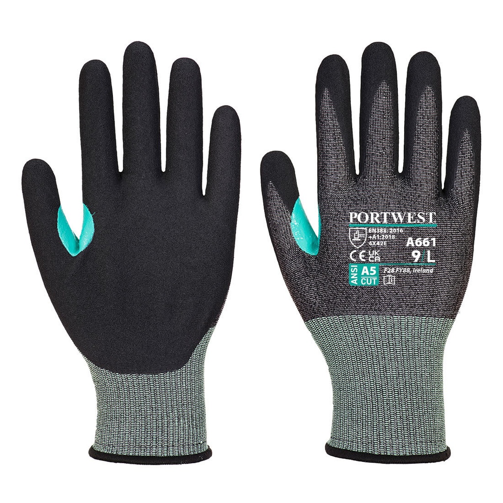 A661 CS VHR18 Nitrile Foam Cut Glove