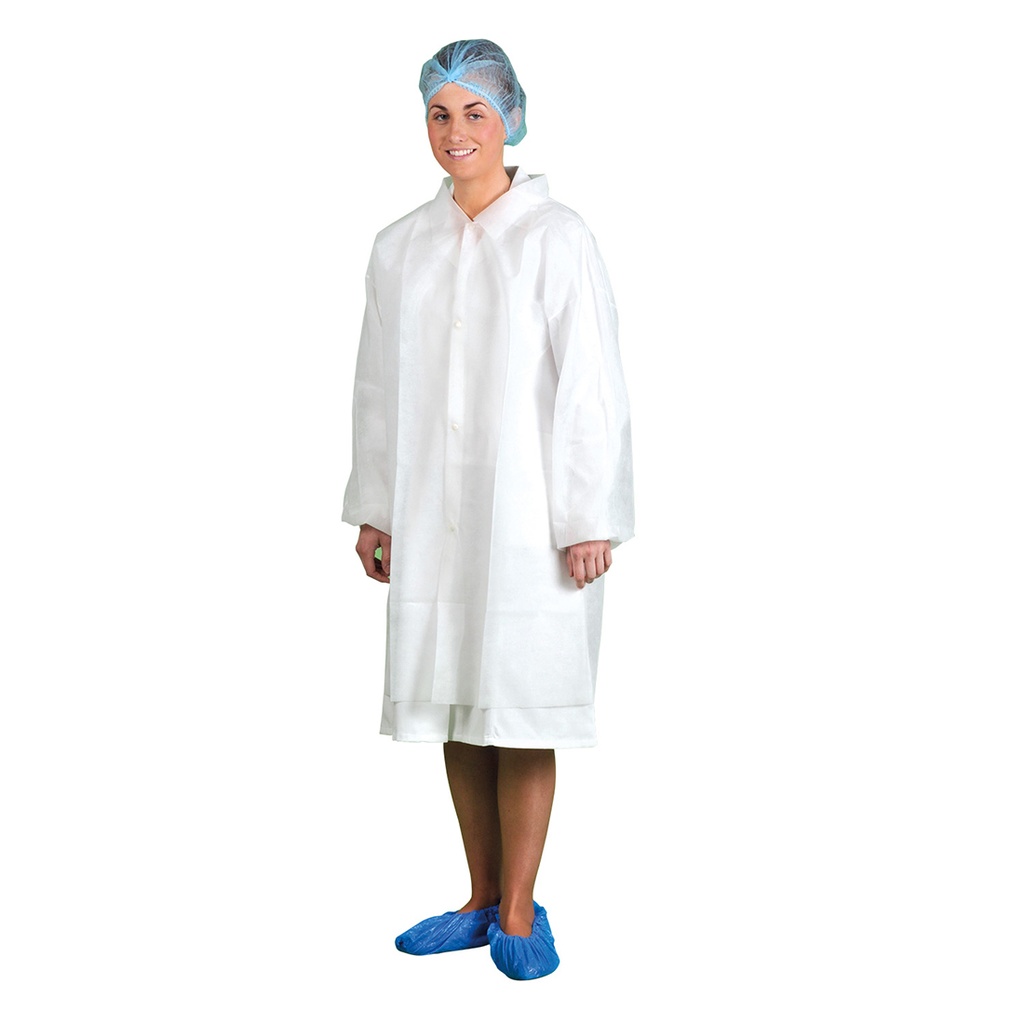 D118 Disposable Visitors Coat PP