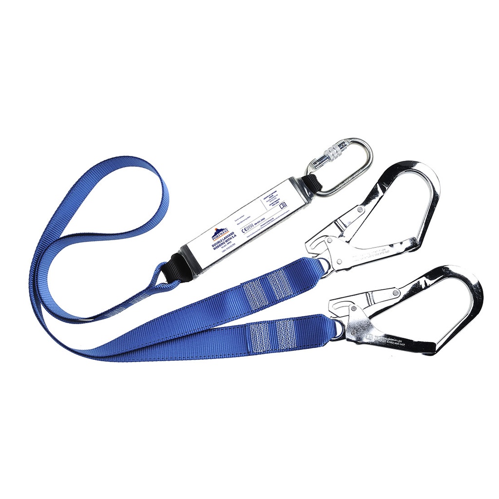 FP51 Double Webbing Lanyard With Shock Absorber