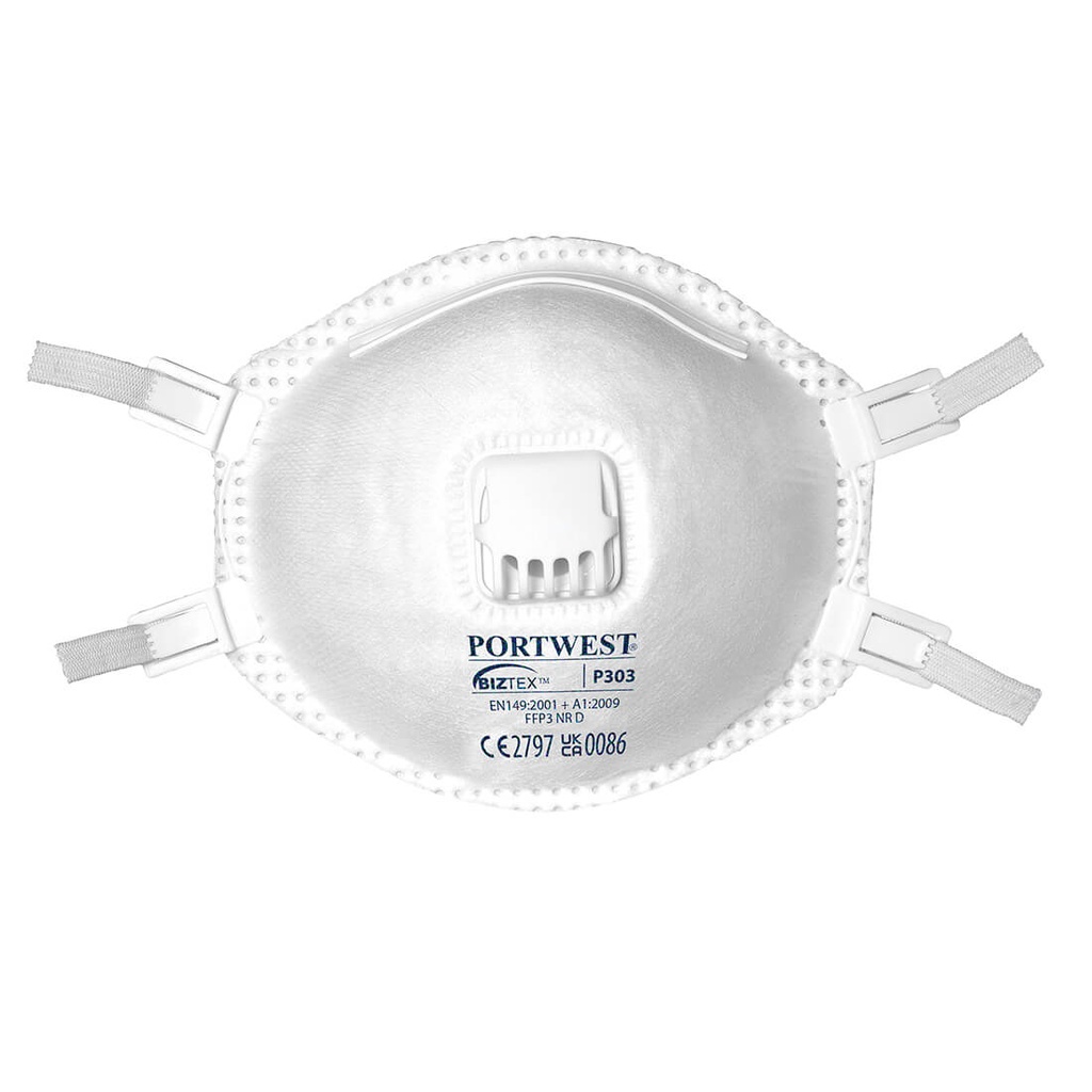 P303 FFP3 Valved Dolomite Respirator