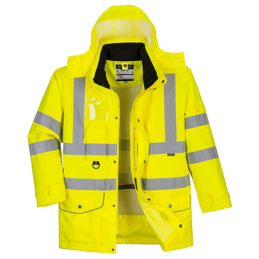 S427 Hi-Vis 7-in-1 Traffic Jacket