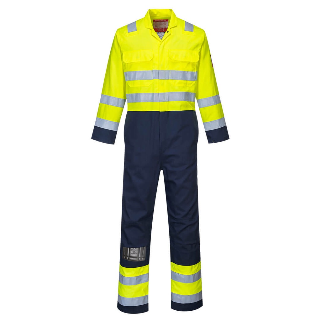 BIZ7 Hi-Vis Anti-Static Bizflame Pro Coverall