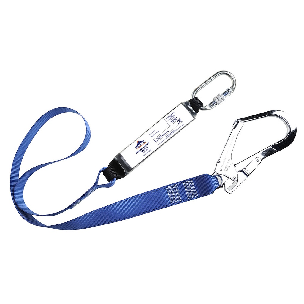 FP50 Single Webbing Lanyard With Shock Absorber