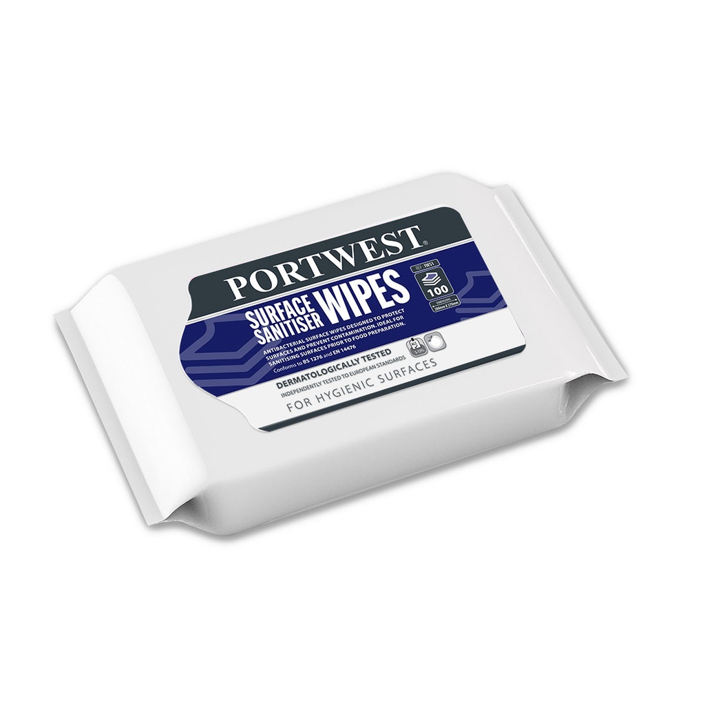 IW51 Surface Wipes Wrap (100 Wipes)