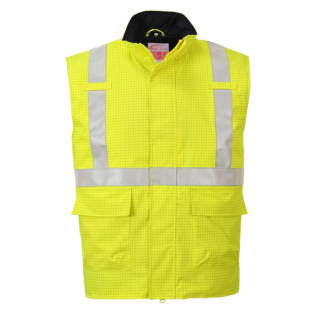 S776 Bizflame Rain Hi-Vis Antistatic FR Bodywarmer