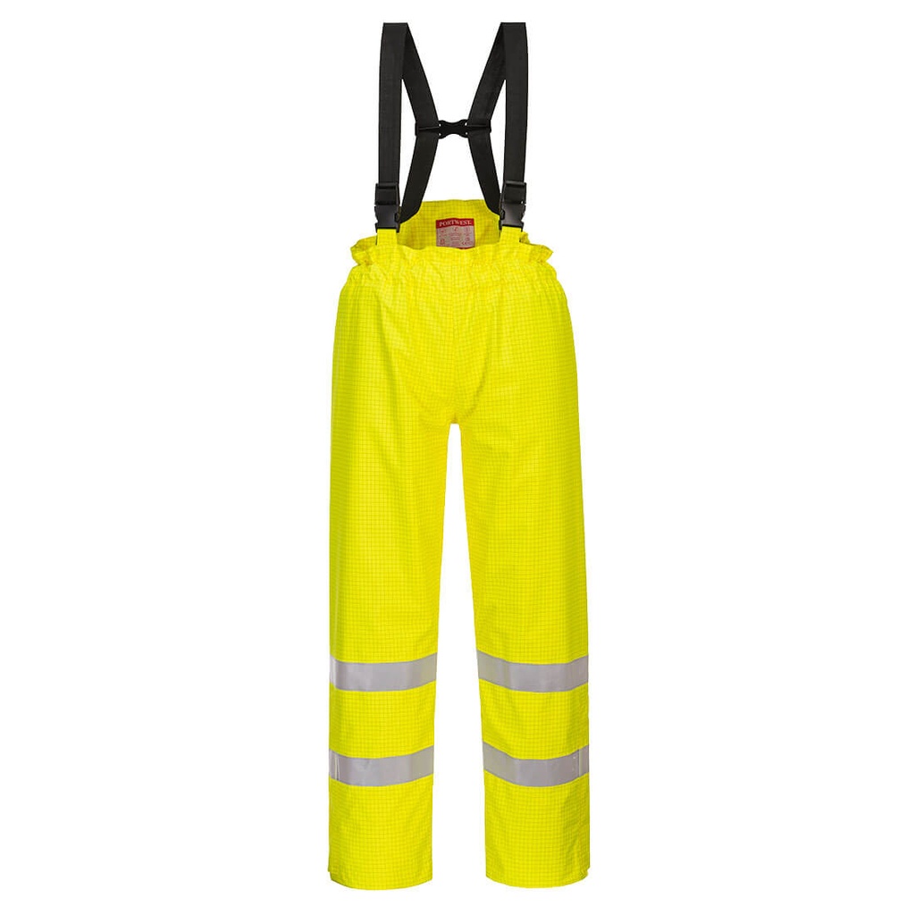 S781 Bizflame Rain Lined Hi-Vis Antistatic FR Trouser