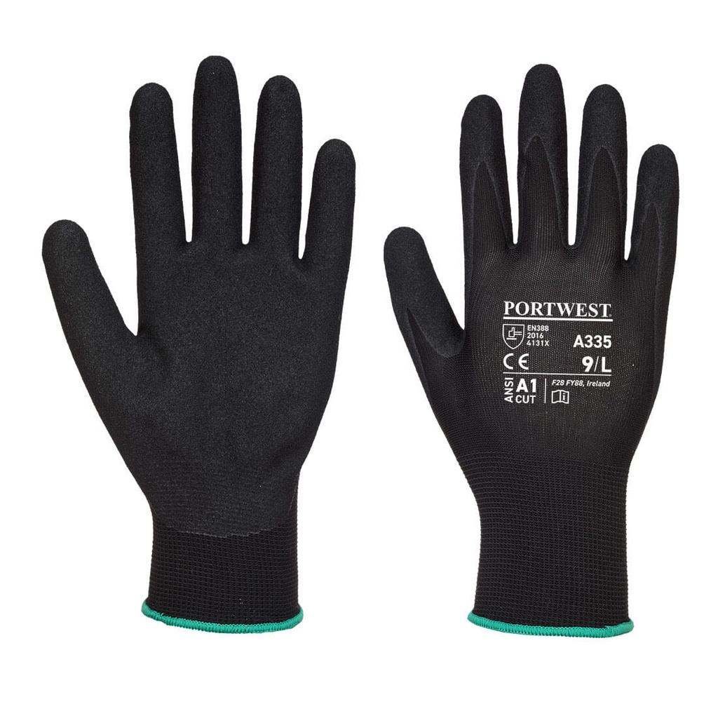 A335 Dermi-Grip NPR15 Nitrile Sandy Glove