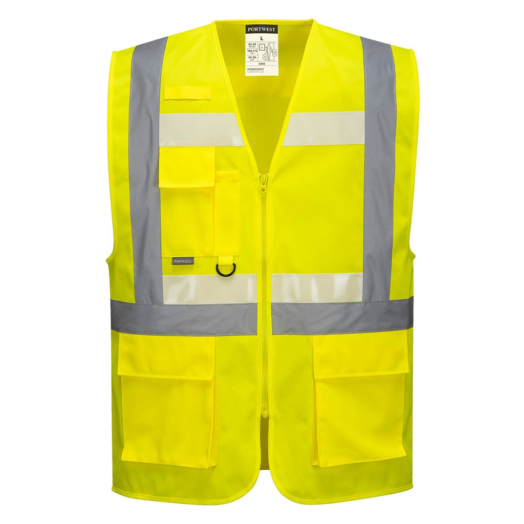 G456 Glowtex Ezee Zip Executive Vest