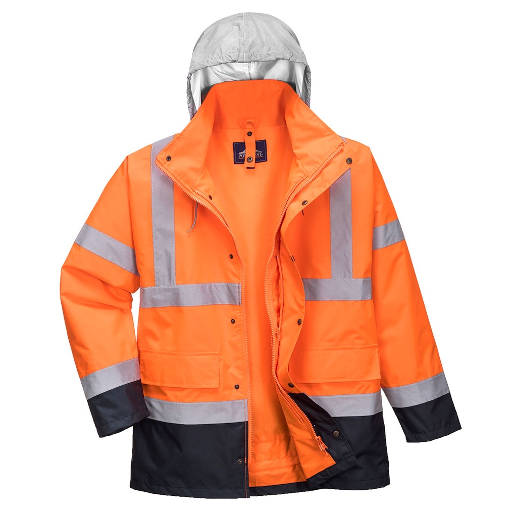 S471 Hi-Vis 4-in-1 Contrast Traffic Jacket